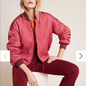 NWT Anthropologie Vicenta quilted bomber